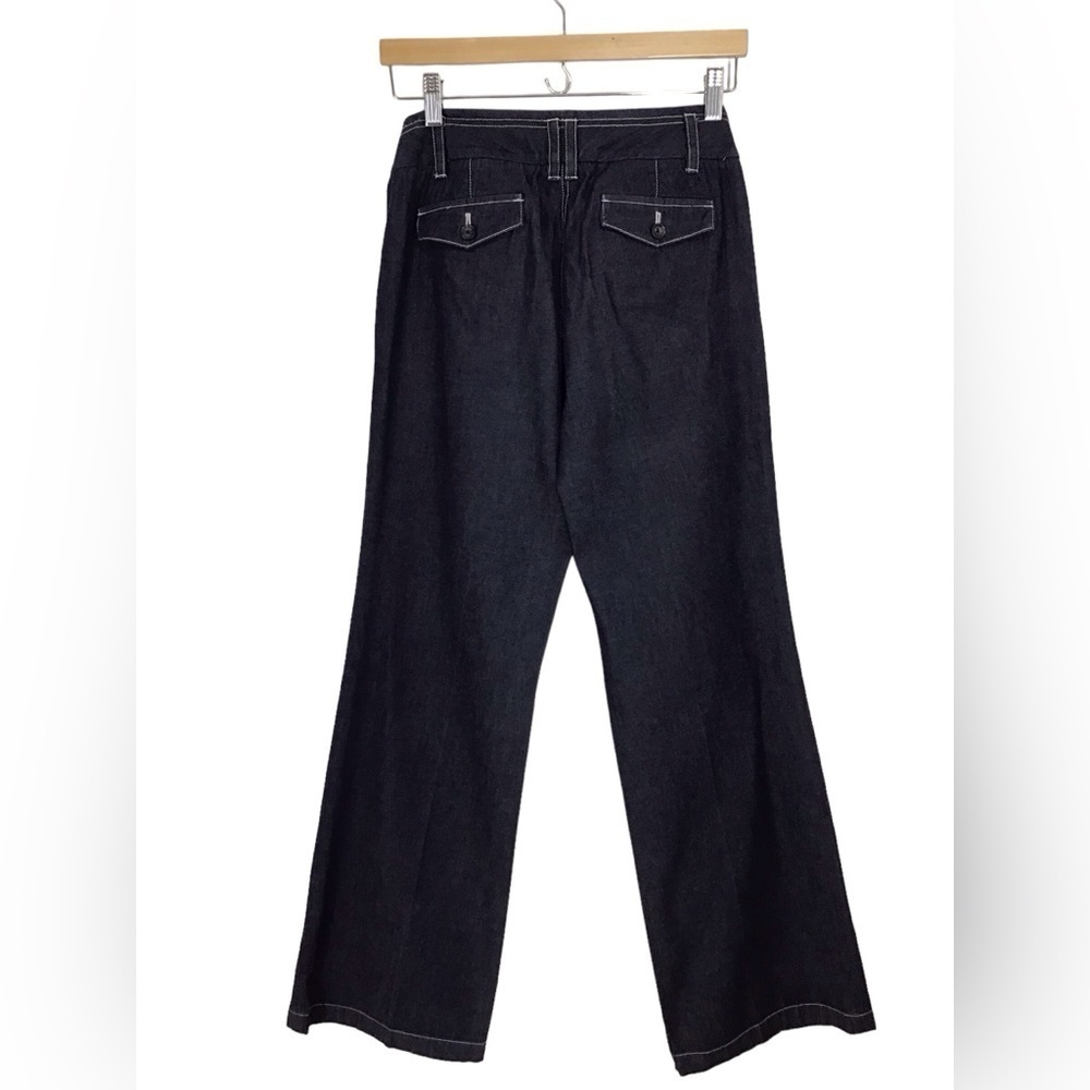Ann Taylor Cotton Chambray Wide Leg Jeans NEW - Picture 2 of 5
